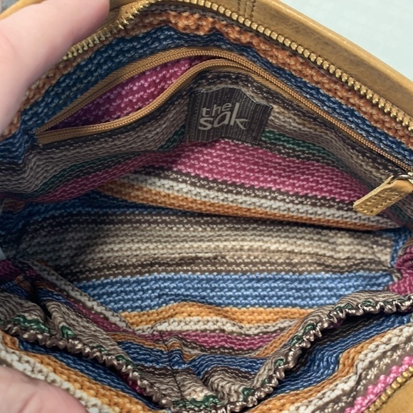 The sak Iris Demi Clutch in tan - Picture 6 of 8